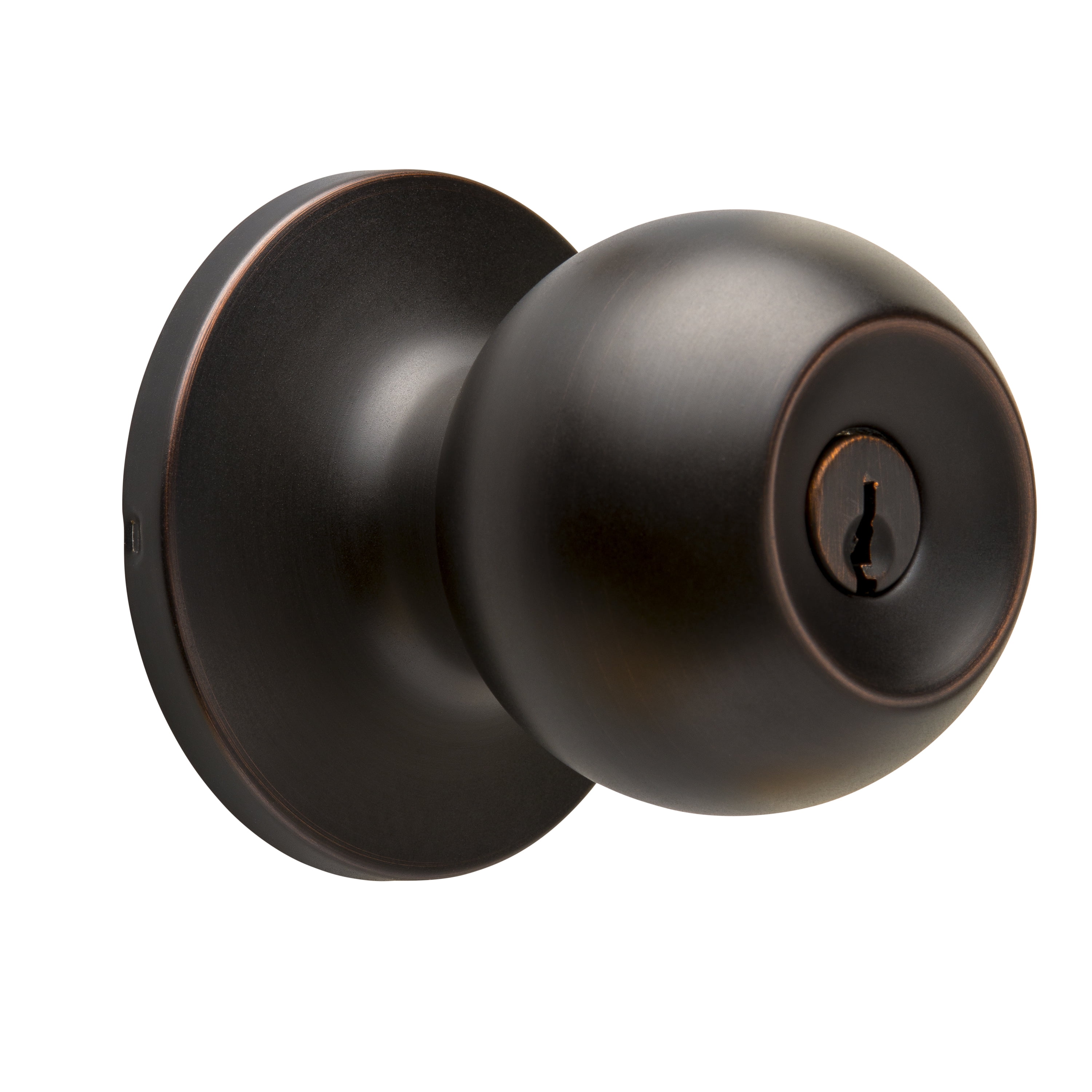 Hyper Tough Keyed Entry Ball Style Doorknob, Oil-Rubbed Bronze Finish