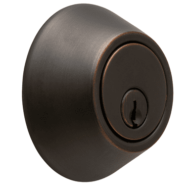 Hyper Tough Keyed Entry Single Cylinder Deadbolt, Oil-Rubbed Bronze Finish