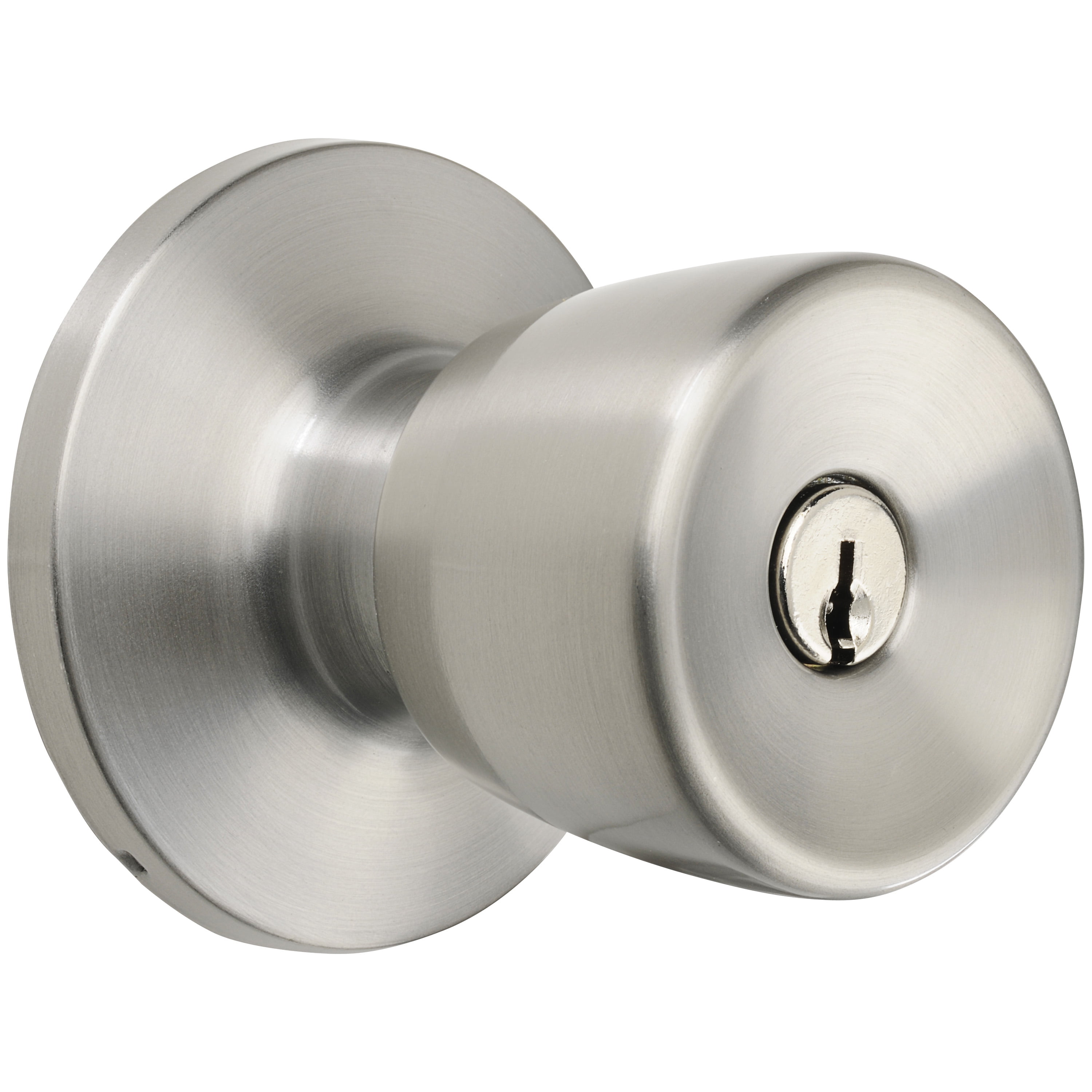 Hyper Tough, Keyed Entry, Tulip Doorknob, Stainless Steel