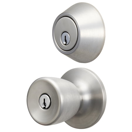 HYPER TOUGH KEYED ENTRY TULIP STYLE DOORKNOB AND...