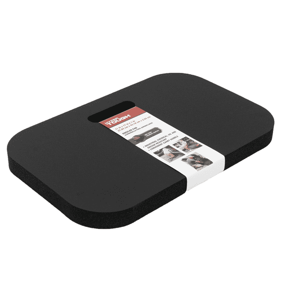 Hyper Tough Kneeling Pad 11"x17"x1", Black Premium Comfort Foam for Mechanical Work, Light Weight
