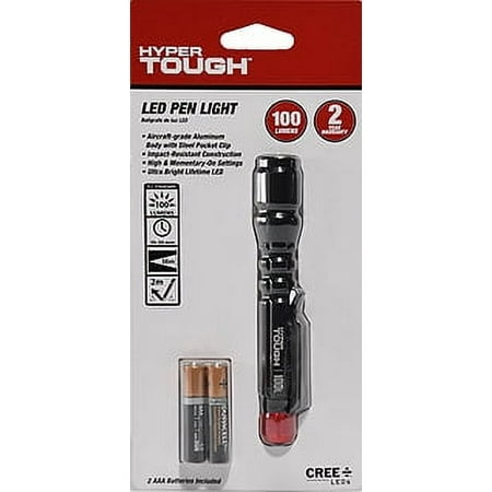 Hyper Tough LED 100 Lumens Flashlight