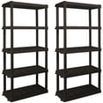 Hyper Tough Large 5Tier Shelving Unit, W36 x D18 x H74" Interlocking