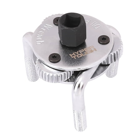 Hyper Tough Universal 3-Jaw Adjustable Oil Filter Wrench, Automotive Removal Tool, 2-3/4 to 4-1/2 inch