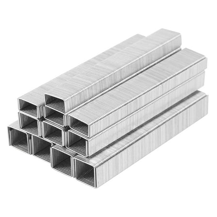 Hyper Tough Light Duty 2100 Piece Staple Assortment for Recommended for DIY & Crafting, Multiple Sizes Include 1/4", 5/16", & 3/8"