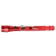 Hyper Tough Magnetic Telescoping Pickup Tool with LED Light, Red