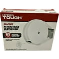 thumbnail image 1 of Hyper Tough RC20-HT Retractable Clothesline, 20 Ft, White, Indoor/Outdoor Mountable Drying Line, 1 of 6