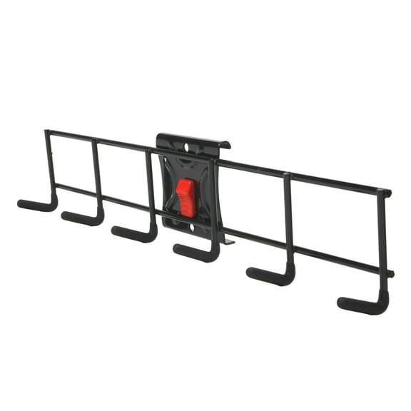 Hyper Tough Multi-Hook Rack Organizer, Wall Mount, Snap Rail System, Organizer Rail