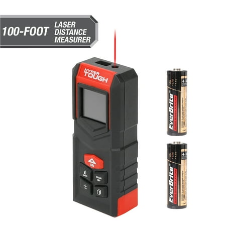 Hyper Tough 100 ft Laser Distance Measuring Tool
