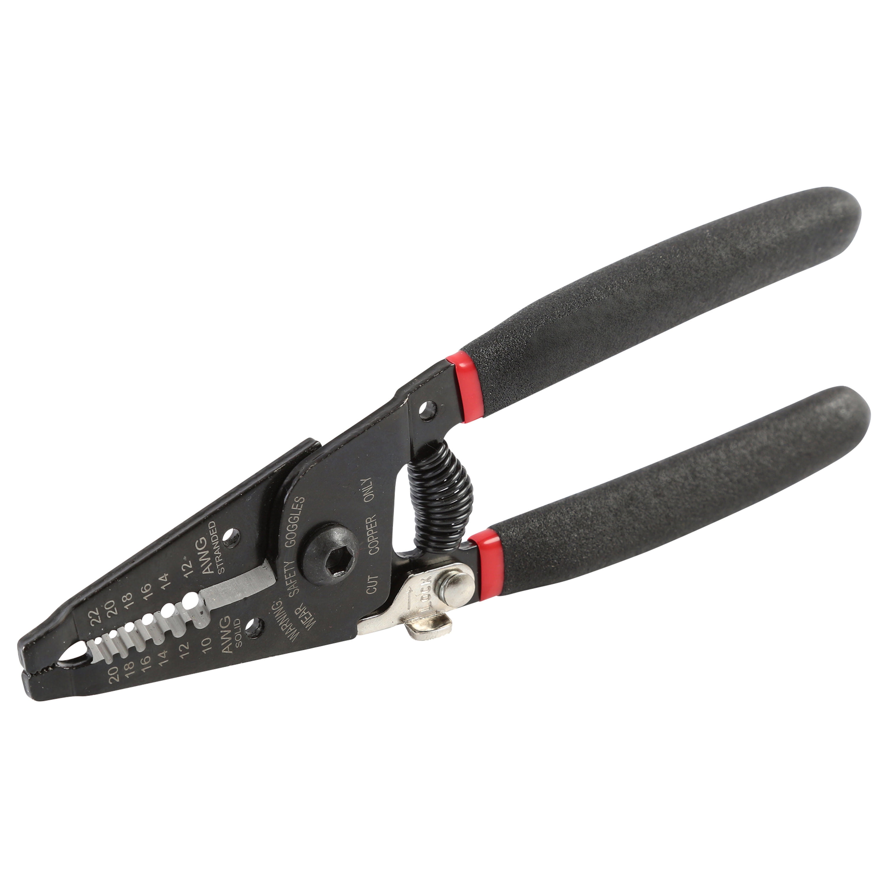 Hyper Tough New 6-inch Wire Stripper with Non-Slip Grips