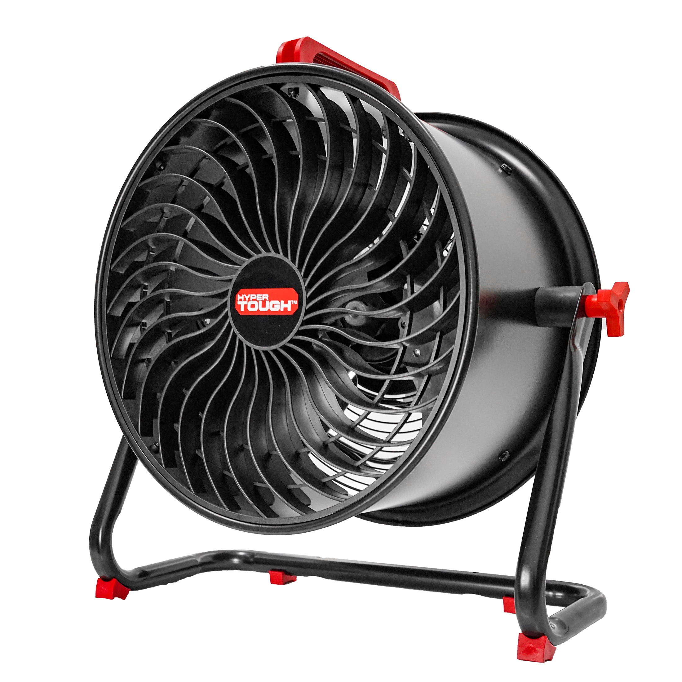 Hyper Tough New Black & Red 16 inch 2-Speed Turbo Drum Fan