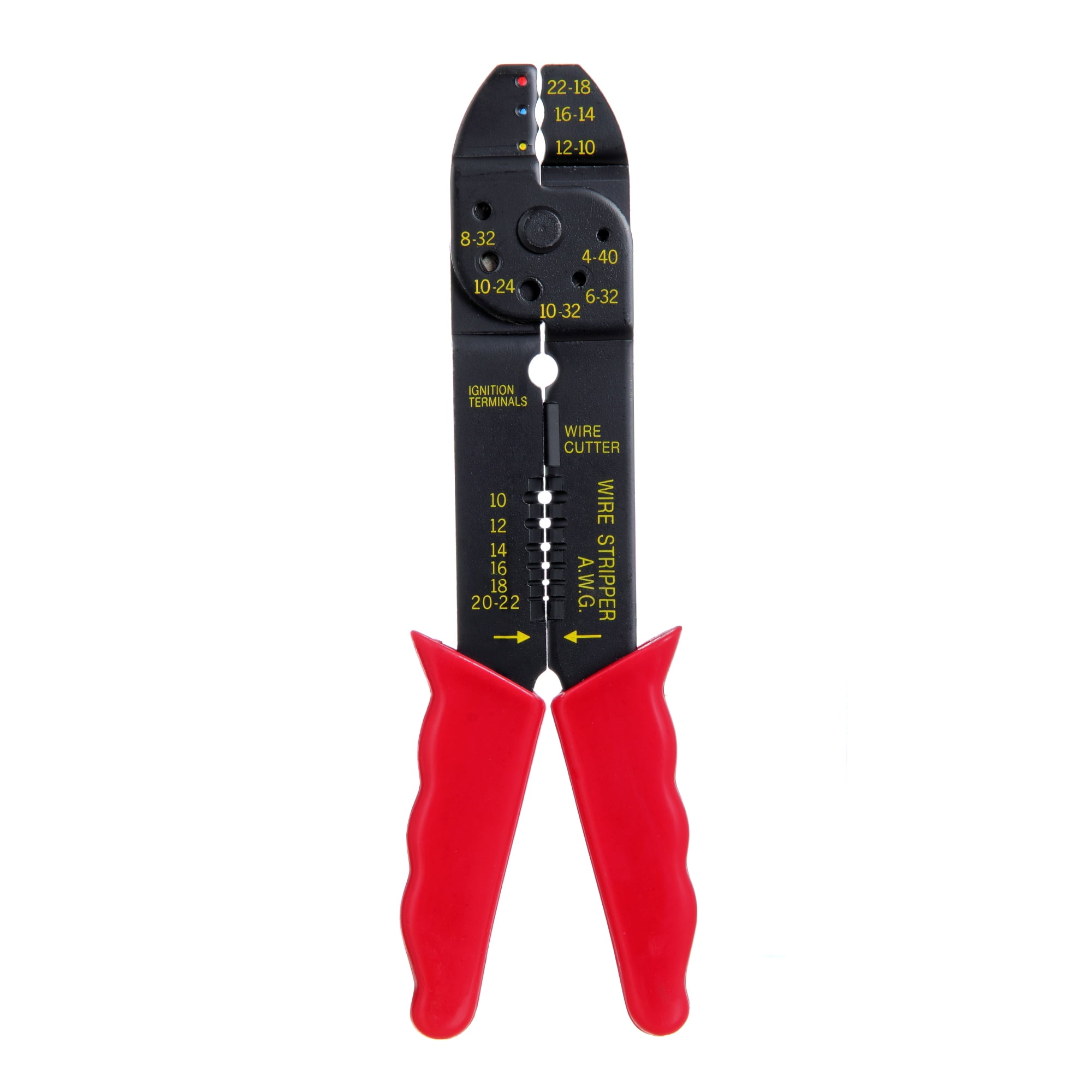 Hyper Tough New Stripper / Crimper and 25 Piece Terminal Set TD2173TB