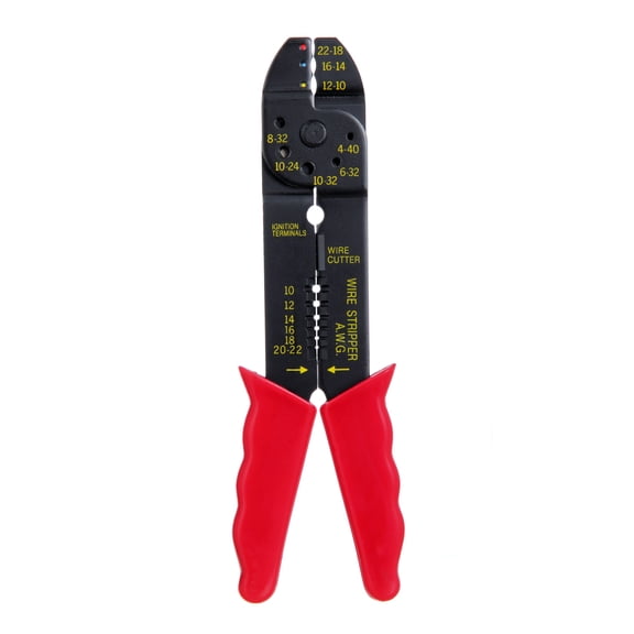Hyper Tough New Stripper / Crimper and 25 Piece Terminal Set TD2173TB