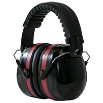 Hyper Tough Noise-Reducing NRR 26dB Padded Folding Compact Earmuffs, Meets ANSI S3.19-1974