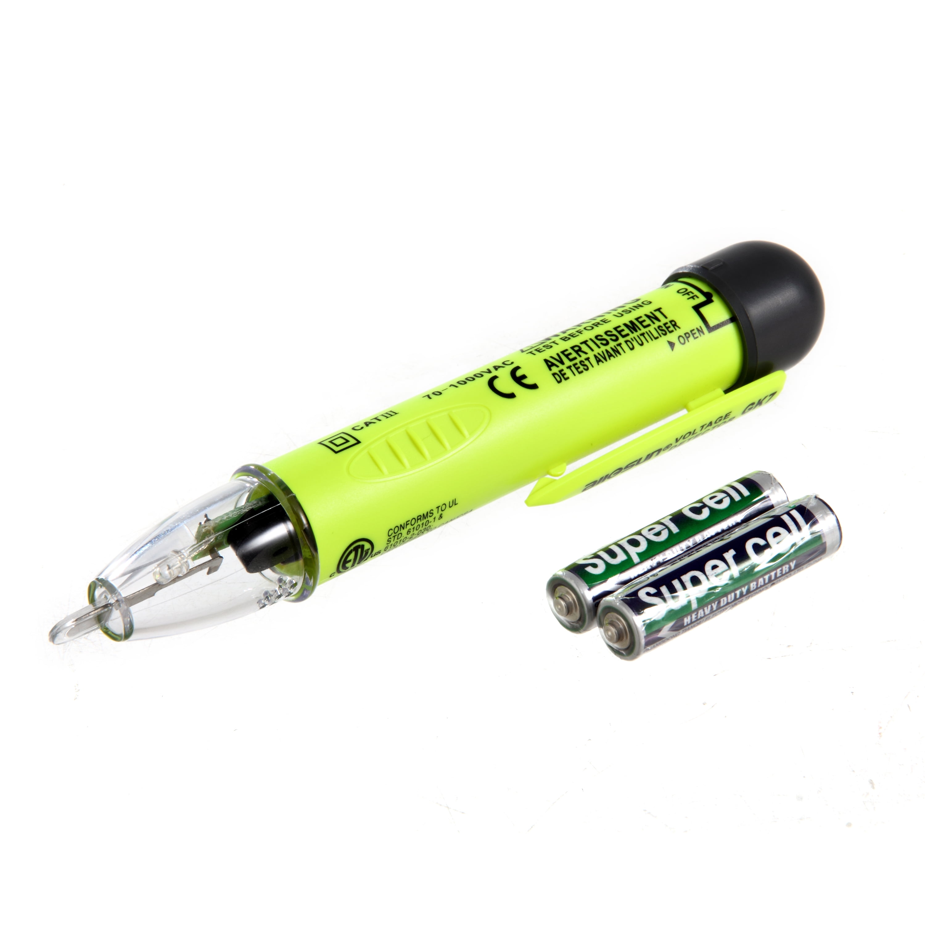 Hyper Tough Non Contact Voltage Detector TD35026B Testers