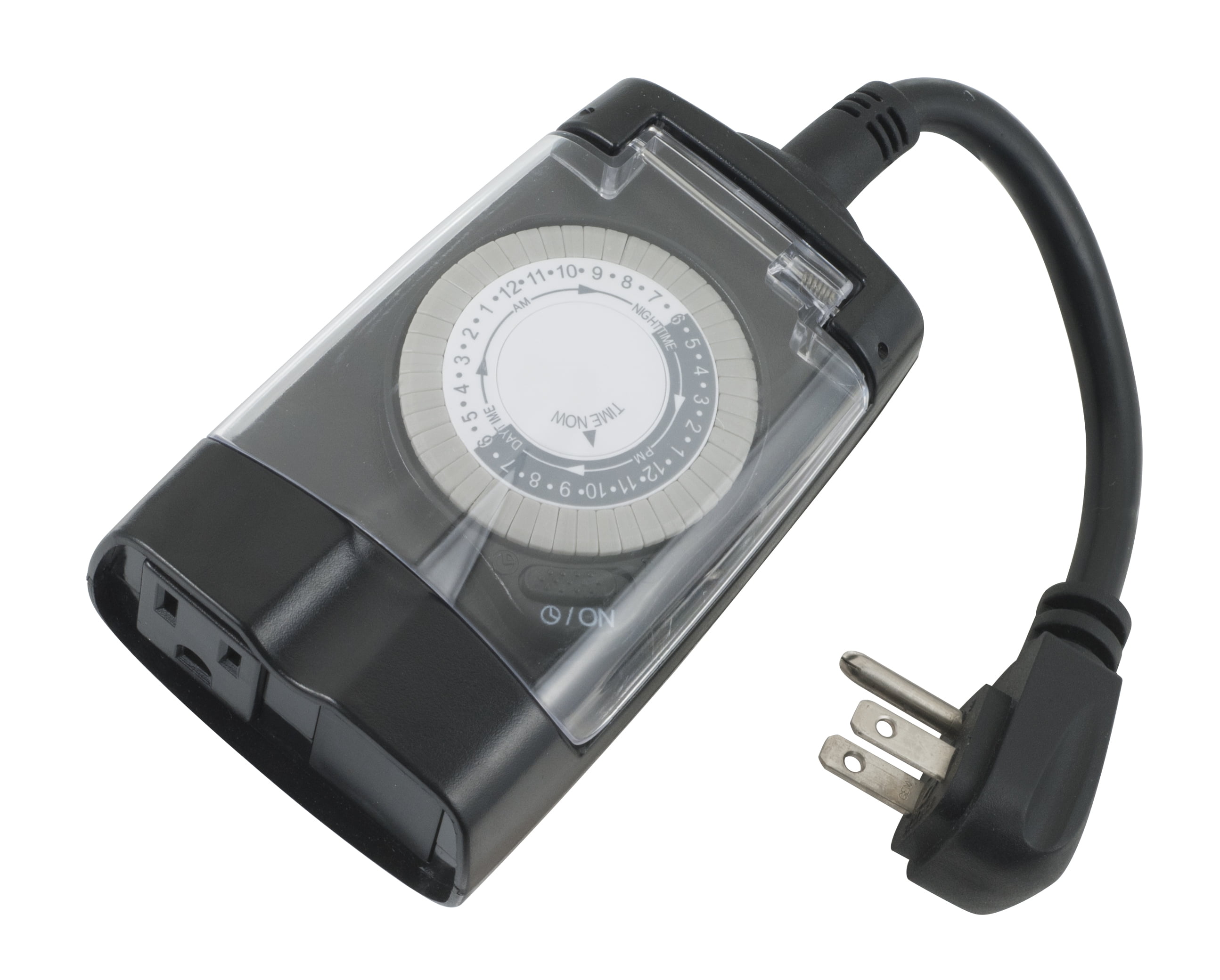 Hyper Tough Outdoor Analog Timer, Single Outlet