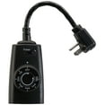 Hyper Tough Outdoor Grounded Photocell Dusk to Dawn Timer, Single or