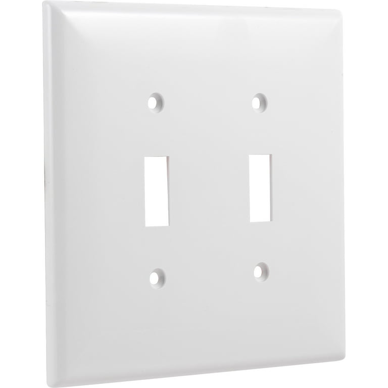 Double light cheap switch cover