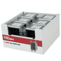 Hyper Tough PVC 1 Gang Receptacle Switch/Outlet Electrical Box TD35071Z, 4.25 in X 2.75 in X 2.25 in