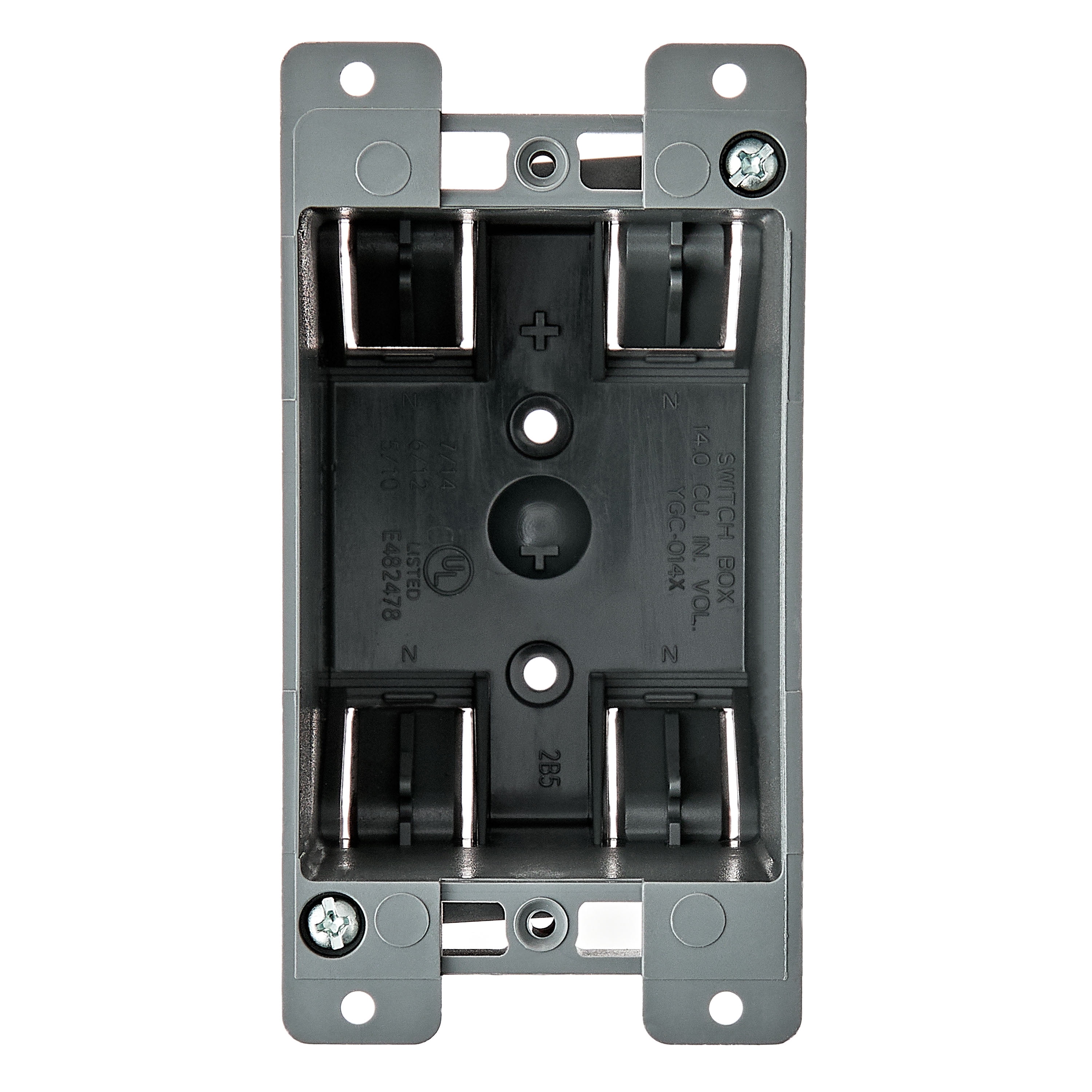 Hyper Tough PVC One-gang Box Receptacle Switch/Outlet Electrical Box TD35071Z, 4.25 in X 2.75 in X 2.25 in