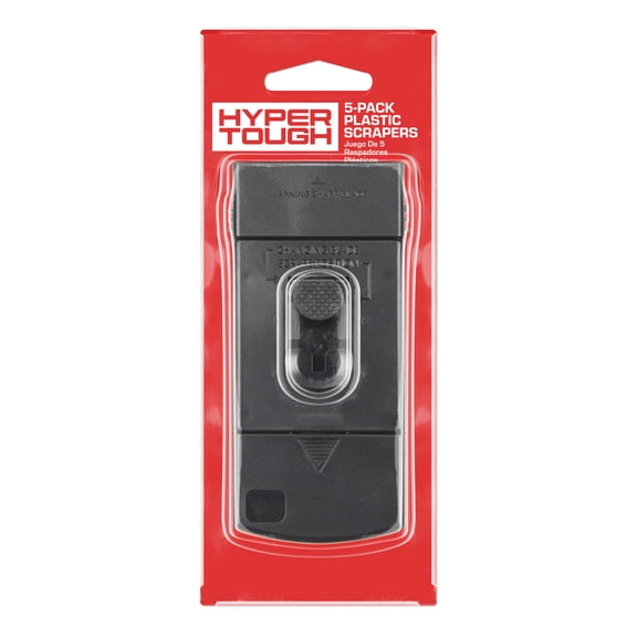 Hyper Tough Plastic Scraper with Replaceable Blades for Delicate Surfaces