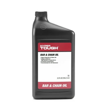 Hyper Tough (Hyper Tough Oils HT1QBC) Bar and Chain Oil Liquid, 32 fl oz Bottle - Black (1 Pack)