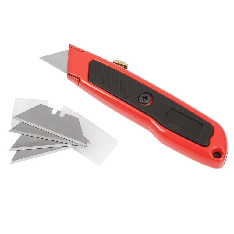 Hyper Tough Retractable Utility Knife with 5 Replaceable Blades