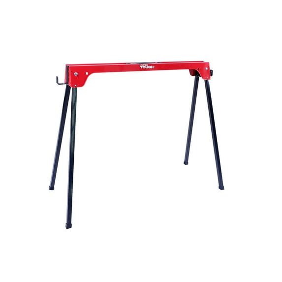 Hyper Tough Saw Horse, Lightweight, Sturdy, Portable, TT12954G, 35.5" x 20" x 29" Assembled Dimensions New Condition, Iron