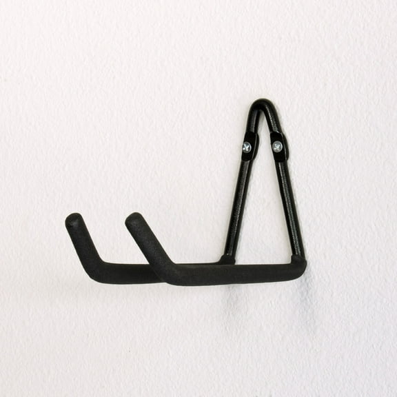 Hyper Tough Screw Mounted Steel Utility V-Hook Hook, Black, 3 in x 4.3 in x 7 in