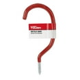 thumbnail image 1 of Hyper Tough Screw-in Vinyl Coated Bicycle Hook, Red, 2.75" x 0.8" x 6", 1 of 2