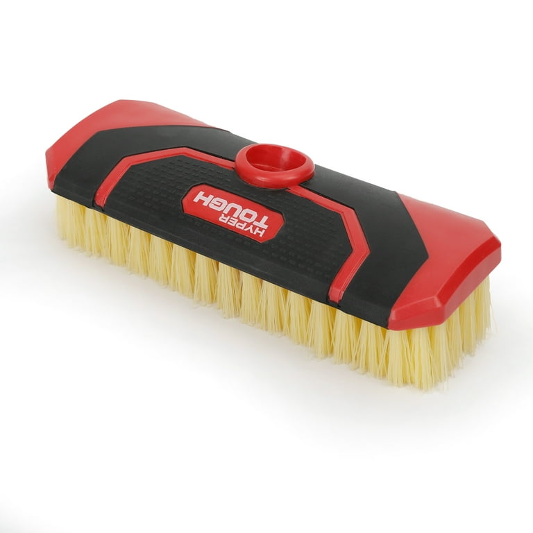 JobSmart Long Handle Synthetic Stiff Bristle Scrub Brush
