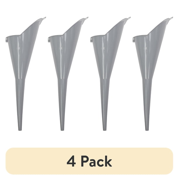 (4 pack) Hyper Tough Small Vehicle Engine Funnel, Htsmf-2020, Gray ...