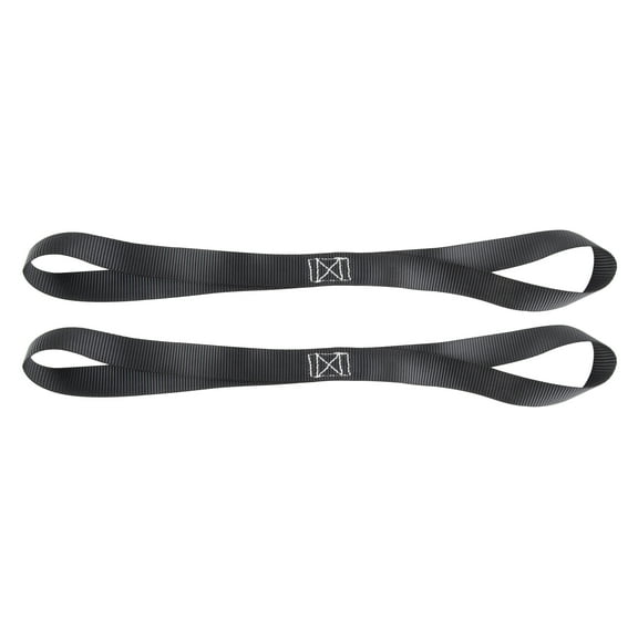 Hyper Tough Soft Loop Tie-Down Lashing Straps 18 inch 2 pack