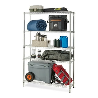 Hyper Tough Wire 3-Tier Storage Shelves 30.6H x 13.4W x 23.2D, 750lb  Total Capacity, White 