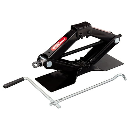Hyper Tough T10152W Lifting Scissor Jack, 1.5 Ton Black