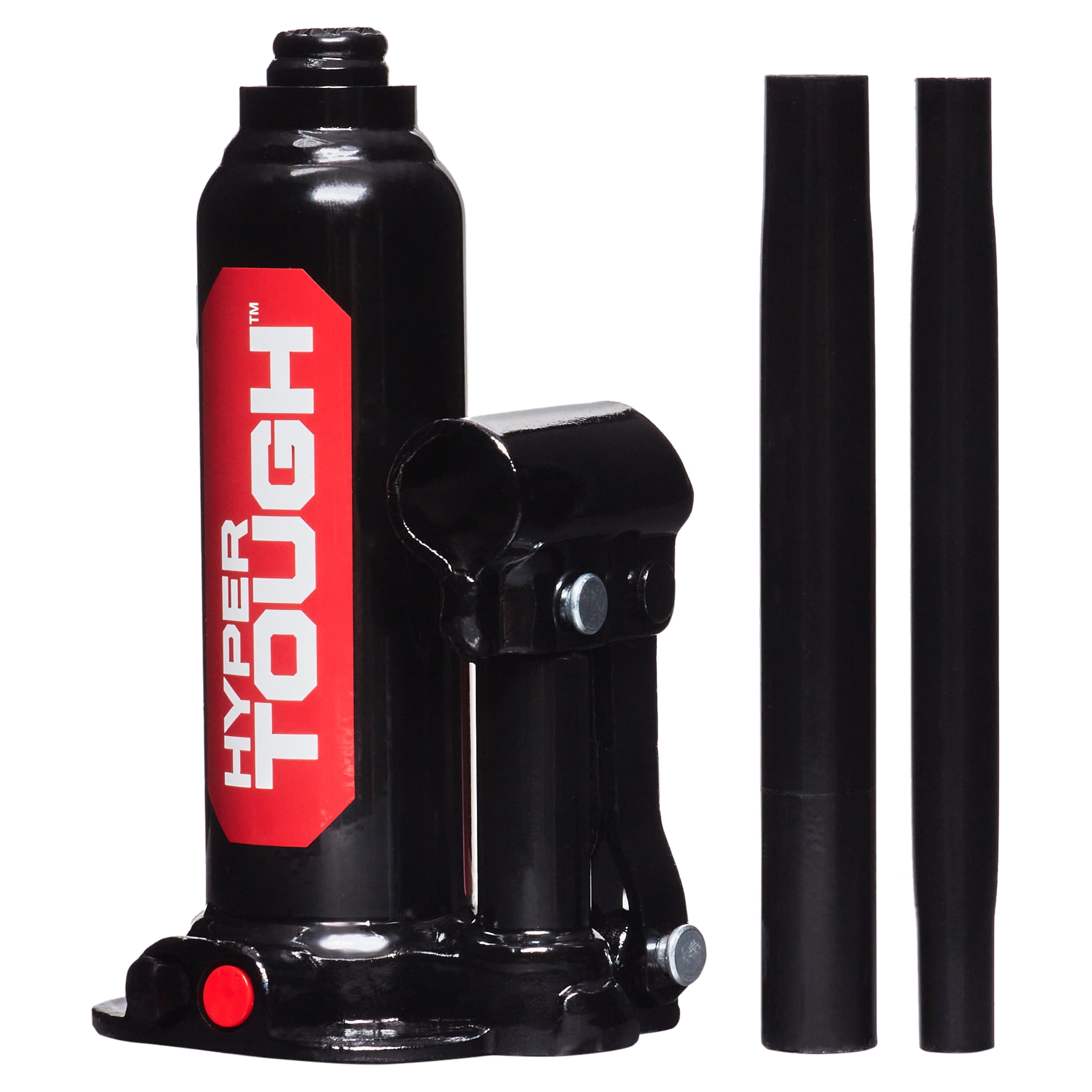 Hyper Tough T90203W Bottle Jack, 2 Ton Black