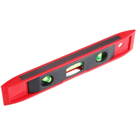 Hyper Tough TR31645A, 9 Inch Torpedo Level / Red and Black