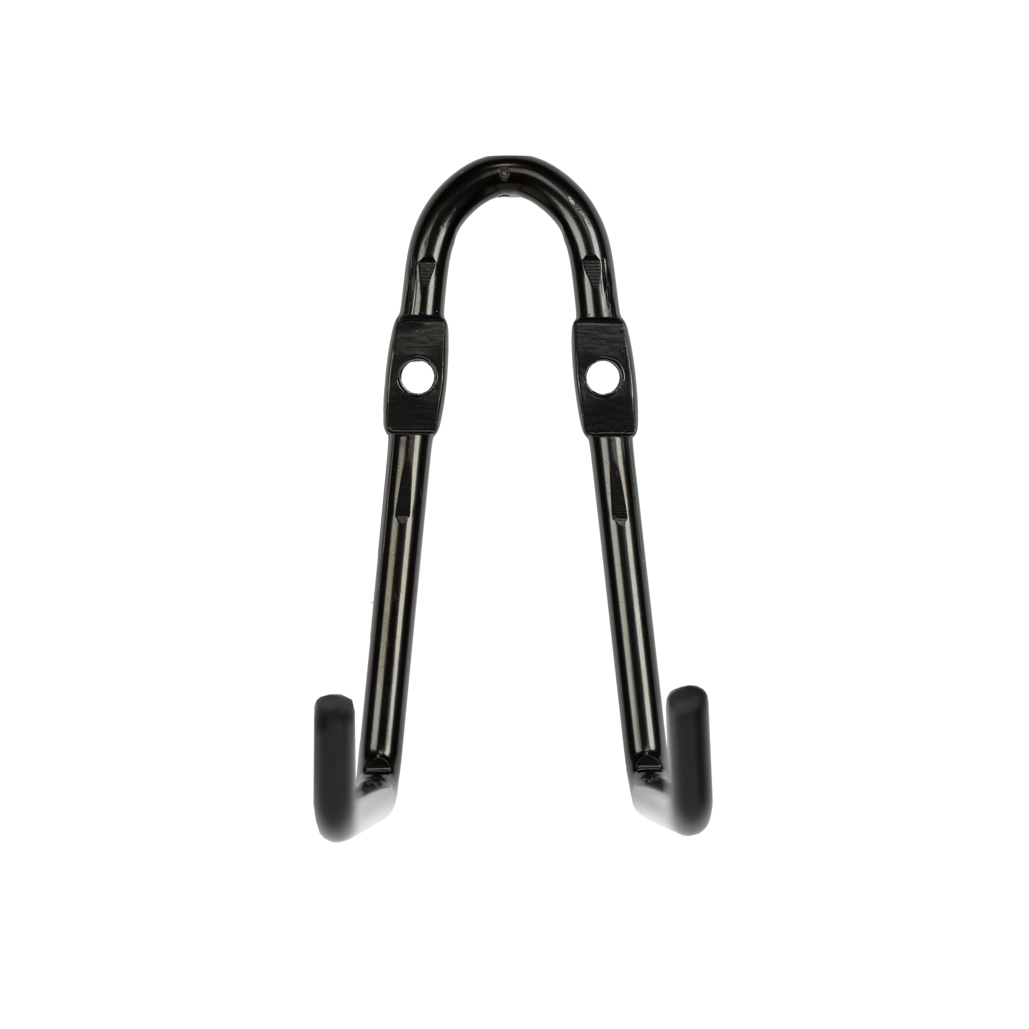Hyper Tough Wall Mounted Steel Multi-Tool Hook, Black, 2.25 in x 4.25 in x 4 in