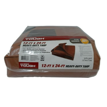 Hyper Tough Weather Resistant Heavy Duty 12 x 24' Polyethylene Tarp