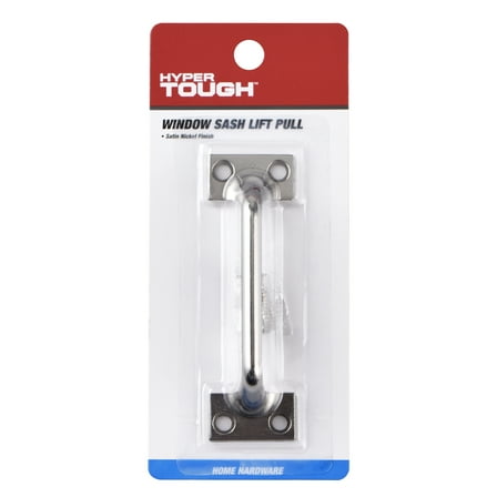 Hyper Tough Window Sash Lift Pull, Satin Nickel Finish，Assembled Product Depth 6.2 Inch