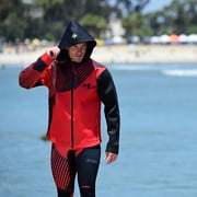 Hyper Tour Coat Red | Oversized Neoprene Jacket | PWC Jet Ski Gear Large