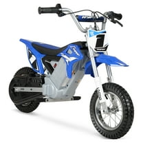 Hyper Toys 24V 350 Electric Dirt Bike, Blue, Ages 13 , 14 mph Max Speed, 1 Count