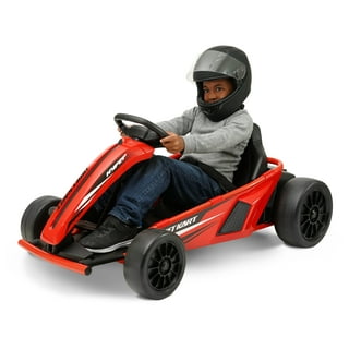 ELEMARA 12V 2WD Electric Go Kart for Kids - Battery Powered Ride On Ca