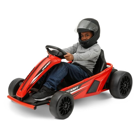 Hyper Toy Company, 24V Drift Kart Battery Powered Ride on, Children Ages 8-14, Red