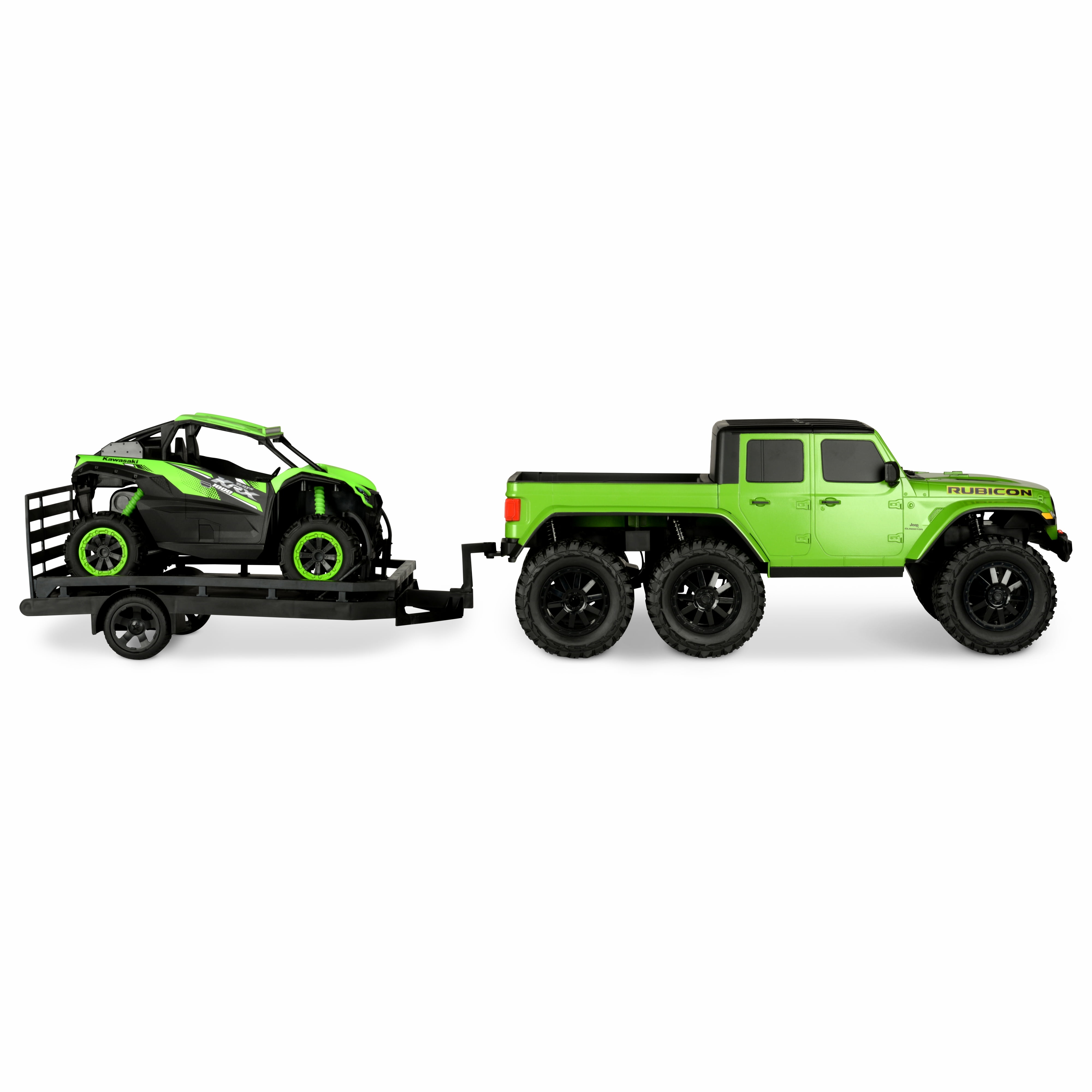Hyper Toys Company 1:10 Six Wheel RC Jeep with Trailer and Hyper Toys Company 1:10 Six Wheel RC Jeep with Trailer and