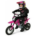 thumbnail interactive-video image 1 of Hyper Toys HPR 350 Electric Dirt Bike 24V in Pink for Ages 13 and Up, 1 of 13