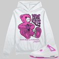 Hyper Violet 4s DopeSkill Unisex Hoodie Love Kills Graphic Up to size