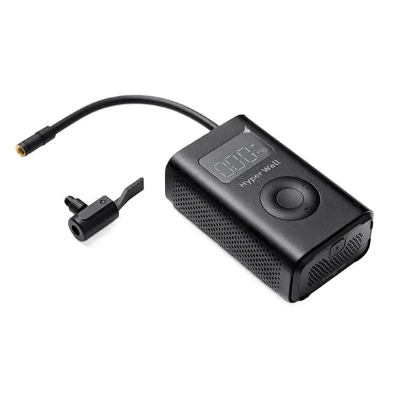 Hyper Well Tire pumps, 160 PSI Car Tire Air Pump Portable,Bike Pump with Gauge,Portable Tire Pump for Car, Bike, Motorcycle Tires, Balls