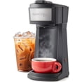 thumbnail image 1 of HyperChiller EHC210N Iced/Hot Coffee Maker, K-Cup or Grounds, 8, 10 12oz Pours, Removable Holder and Reusable Mesh Filter, Drip tray, Black/Stainless-Steel, 1 of 5
