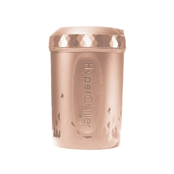 HyperChiller Patented Coffee/Beverage Cooler, Ready in One Minute, Use for Coffee, Iced Tea, Juices, Wine & other Spirits, 12.5 oz, Rose Gold